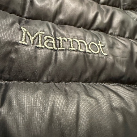 Marmot Black Puffer Jacket - Picture 4 of 7